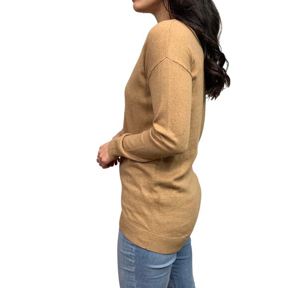 Ann Taylor Factory Tan V-Neck Sweater - Picture 5 of 7